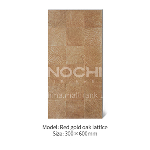 American concave-convex lattice oak white wood grain antique tile Japanese-style cultural tile   background wall balcony tile-AWM36A22 300X600mm
